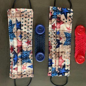 4th of July Masks His and Her Masks